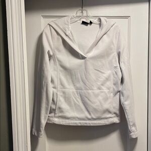 Tek Gear Women's White fleece Hoodie Sweatshirt